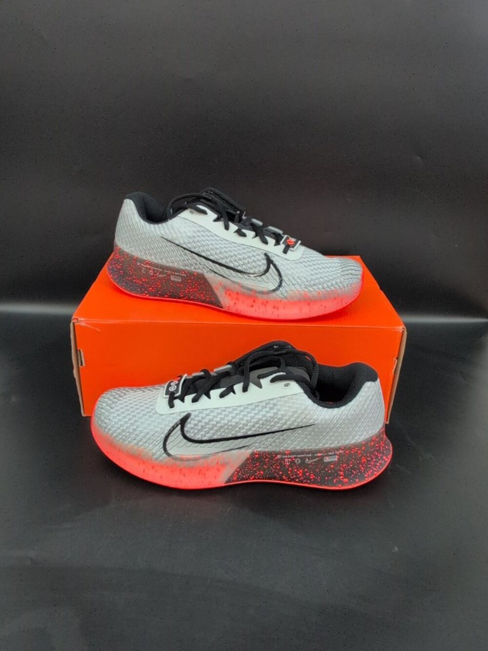Nike Zoom Vapor 11 HC Premium Men's Tennis Shoes US 8 Platinum Silver FQ7721-001